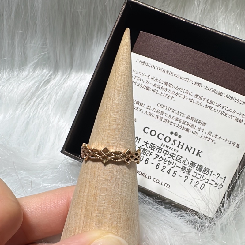 cocoshnik K10蕾絲造型戒 混搭戒指時很好搭配喔！12號-0