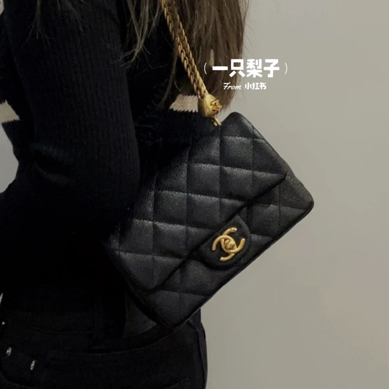 Chanel 愛心釦 19 小方胖-4