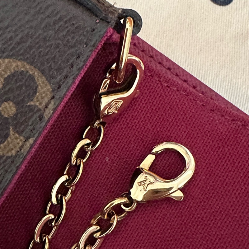 LV三合一信封鏈條包 肩背包-9