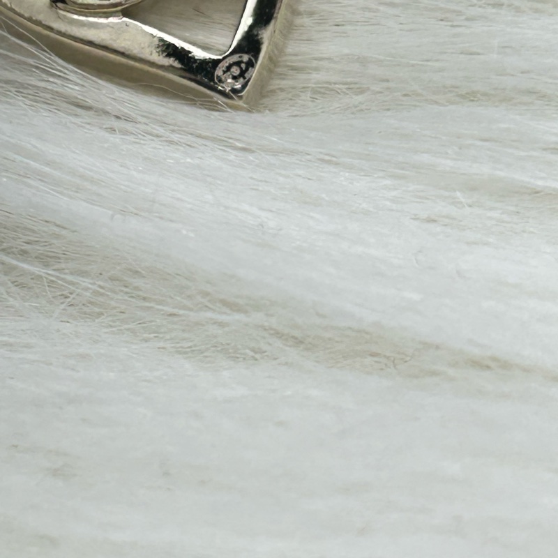 Chanel  香奈兒 22P  鏤空愛心垂吊耳針耳環  淡金色-4