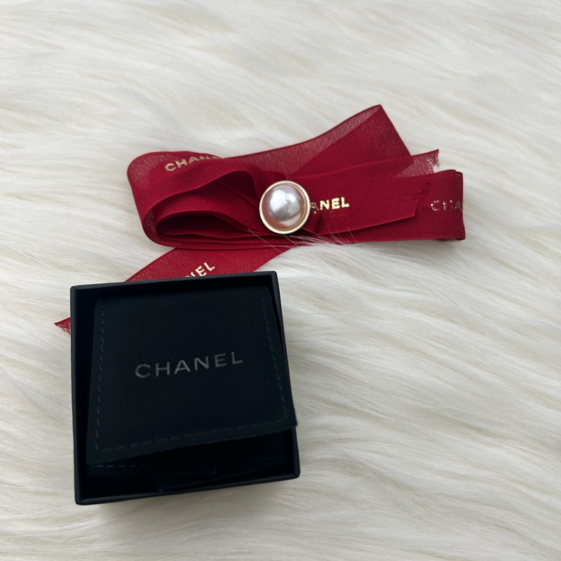 Chanel  香奈兒 22P  鏤空愛心垂吊耳針耳環  淡金色-16