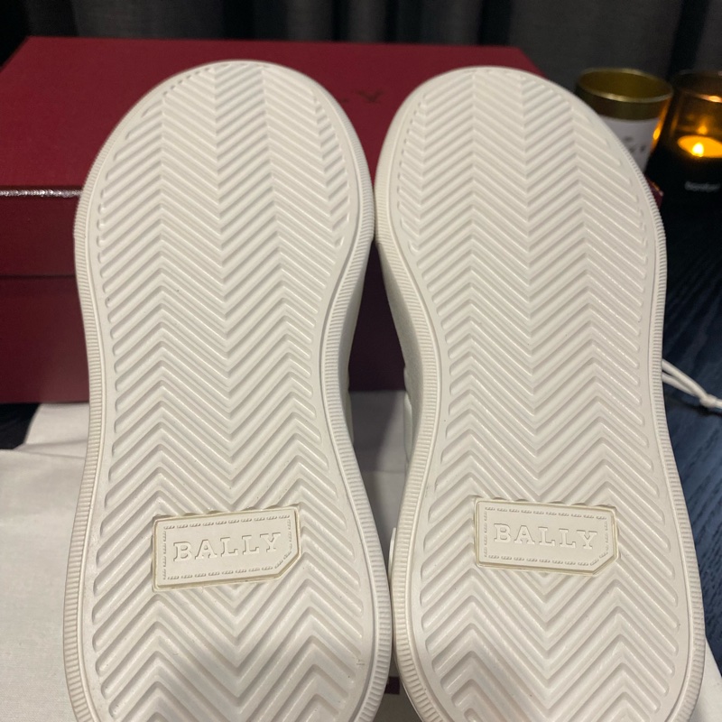 全新 BALLY 增高 休閒鞋 小白鞋-3