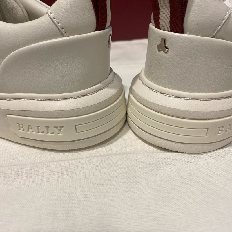 全新 BALLY 增高 休閒鞋 小白鞋-4