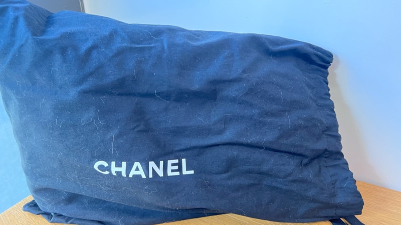 已賣出勿下標-紀念用 -香奈兒Chanel 19橘色羊皮金色書包扣 鏈帶肩背斜背手提多用包-11