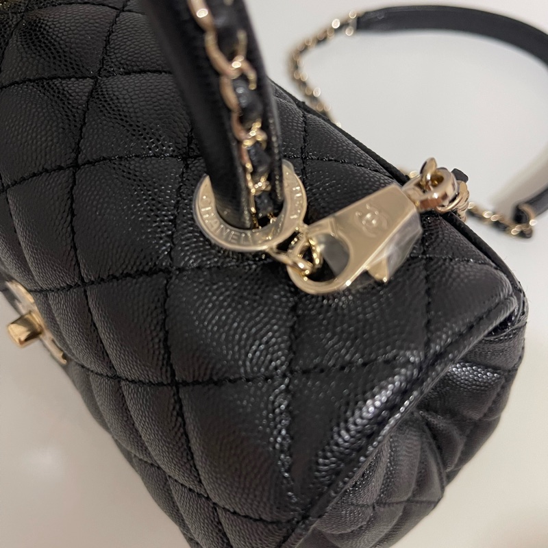 最新23A CHANEL coco handle 24小號-9