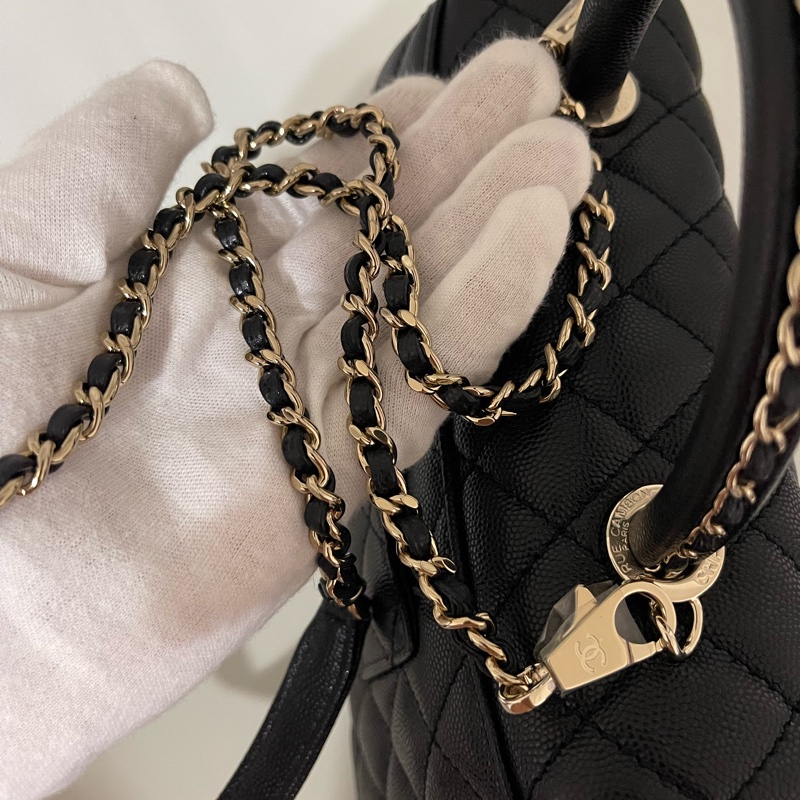 最新23A CHANEL coco handle 24小號-12