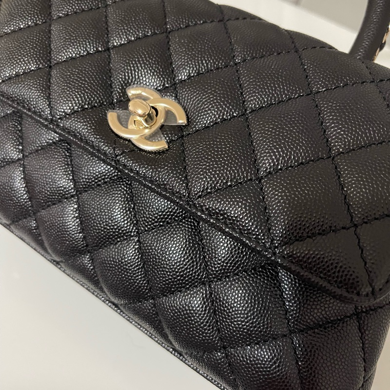 最新23A CHANEL coco handle 24小號-17