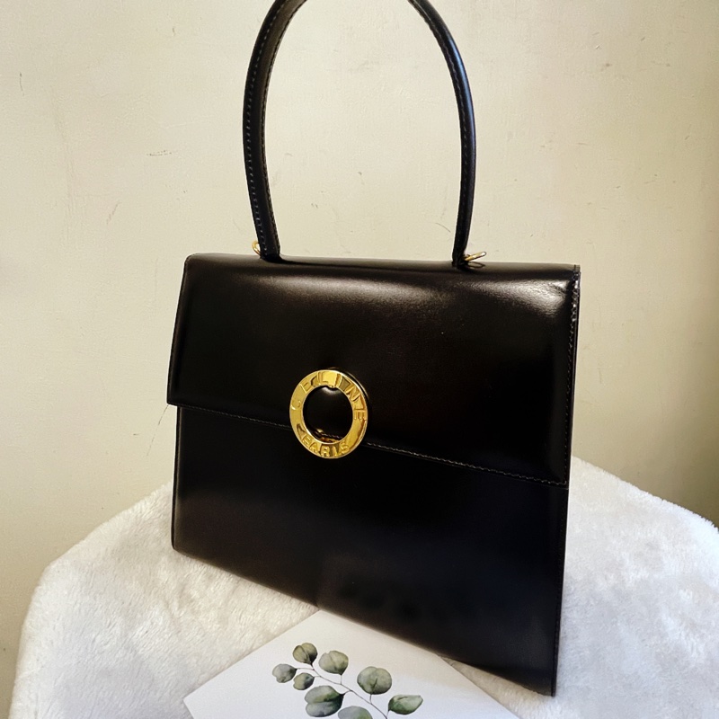 Celine vintage金環系列手提側背兩用箱包-0