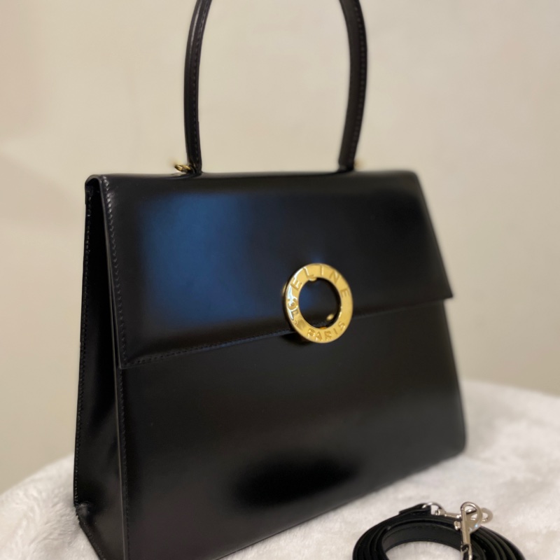 Celine vintage金環系列手提側背兩用箱包-3