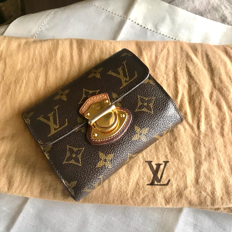 Louis Vuitton中夾/短夾🇫🇷正品🇫🇷隔層足🇫🇷類長夾🇫🇷鈔票平放🇫🇷➕鏈成最🔥小廢包-1