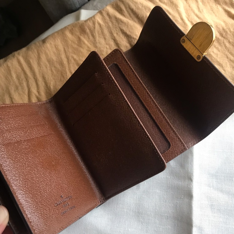 Louis Vuitton中夾/短夾🇫🇷正品🇫🇷隔層足🇫🇷類長夾🇫🇷鈔票平放🇫🇷➕鏈成最🔥小廢包-11