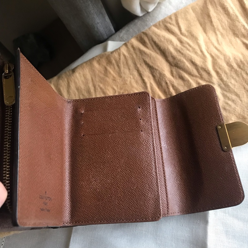 Louis Vuitton中夾/短夾🇫🇷正品🇫🇷隔層足🇫🇷類長夾🇫🇷鈔票平放🇫🇷➕鏈成最🔥小廢包-12