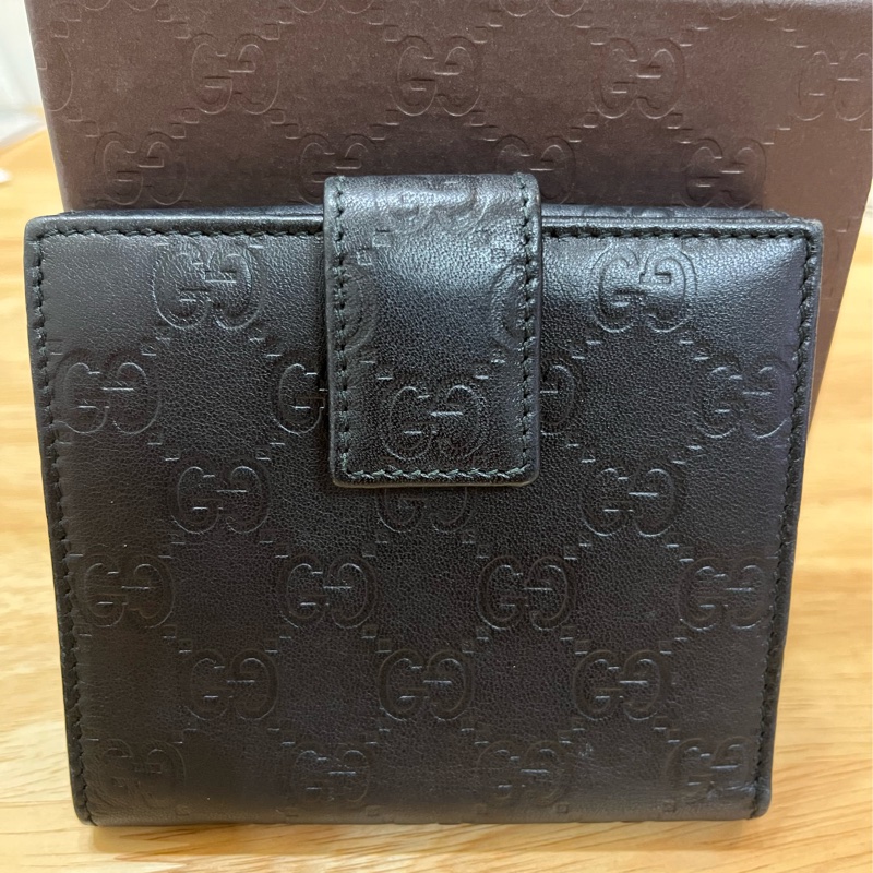 Gucci黑色短夾-2