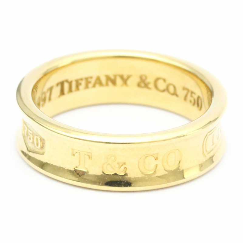 【日本直送】拋光蒂芙尼 1837 戒指 18K 黃金戒指 BF560608-0