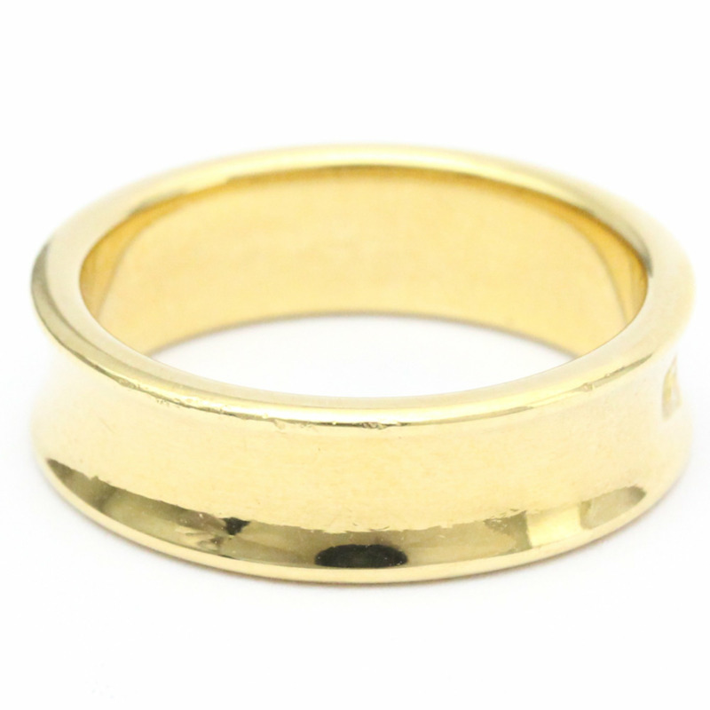 【日本直送】拋光蒂芙尼 1837 戒指 18K 黃金戒指 BF560608-3