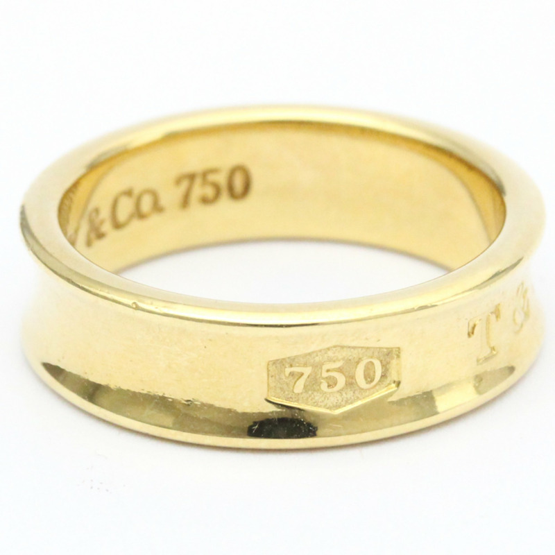 【日本直送】拋光蒂芙尼 1837 戒指 18K 黃金戒指 BF560608-4