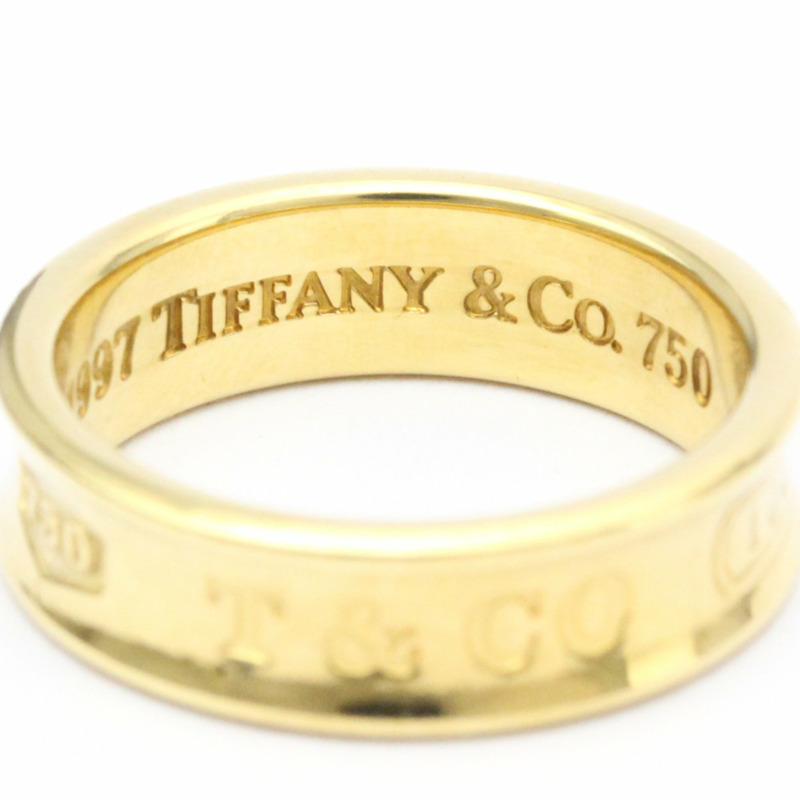 【日本直送】拋光蒂芙尼 1837 戒指 18K 黃金戒指 BF560608-5