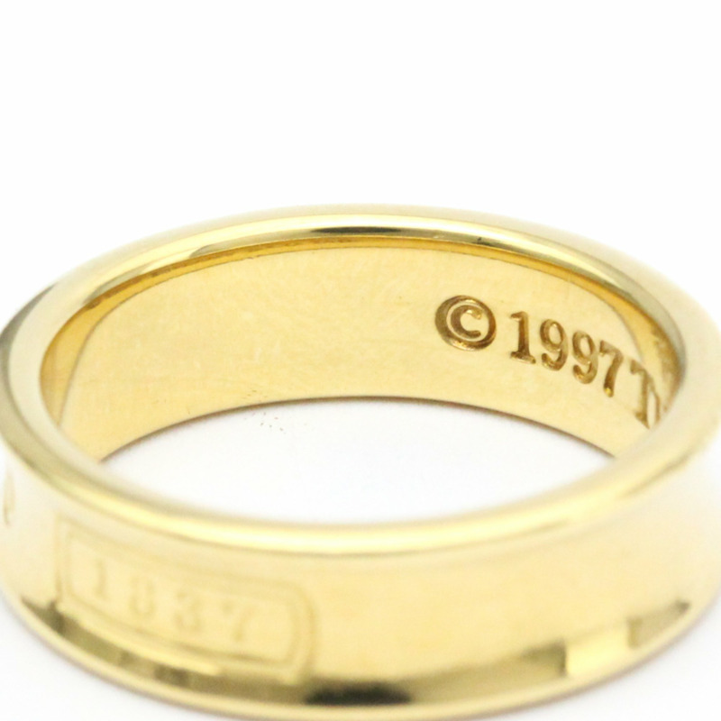 【日本直送】拋光蒂芙尼 1837 戒指 18K 黃金戒指 BF560608-6