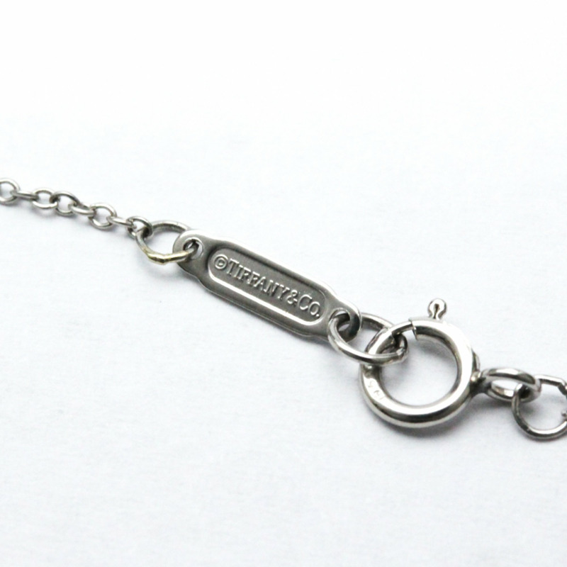 【日本直送】蒂芙尼圓點心形吊墜鉑金鑽石男士女士時尚吊墜項鍊（銀色）-6