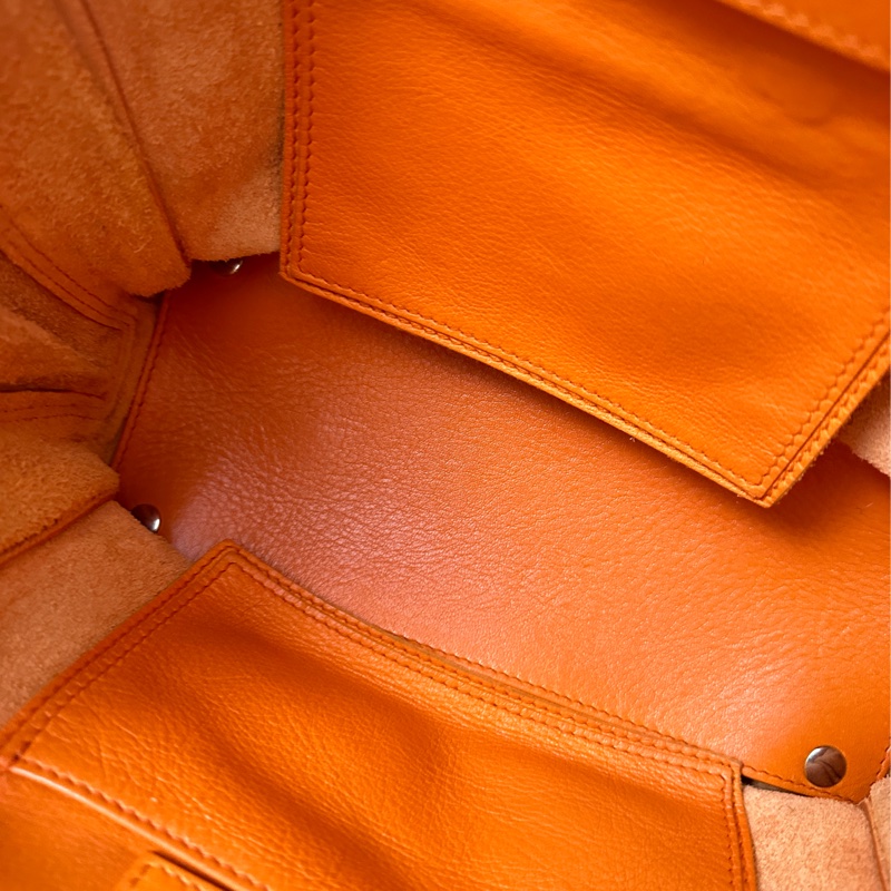 BALENCIAGA 巴黎世家 小機車包 (橘色)-9