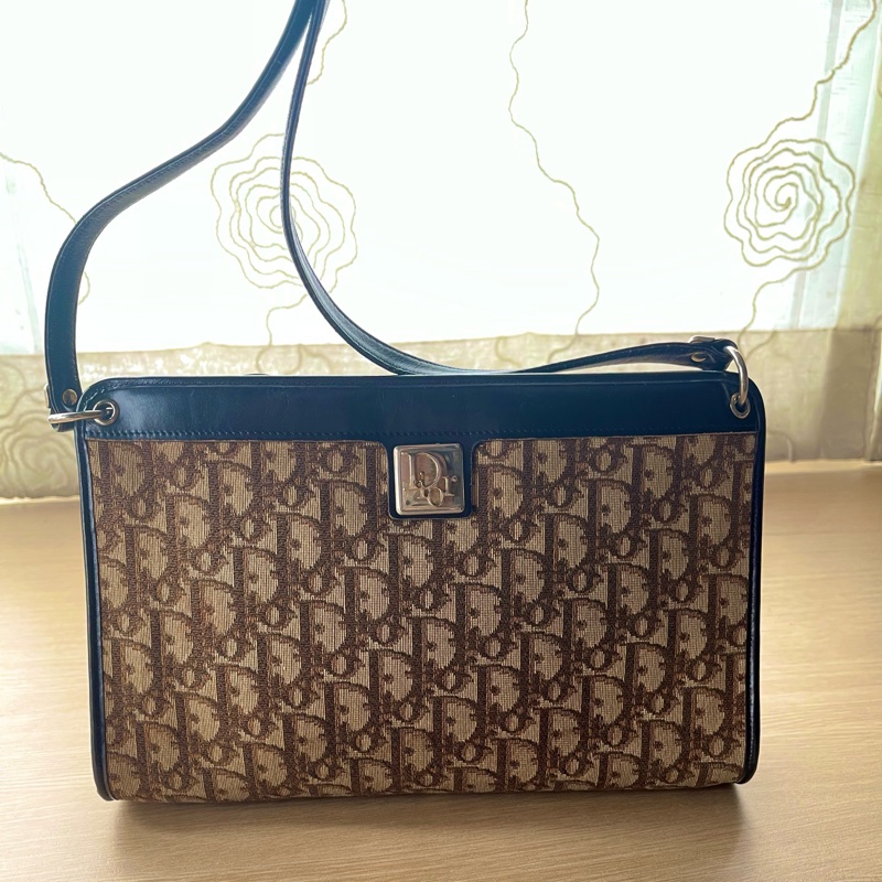 Christian Dior經典提花Logo老花包-5