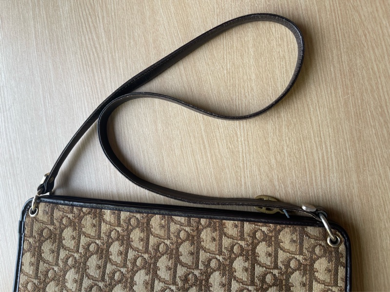 Christian Dior經典提花Logo老花包-14