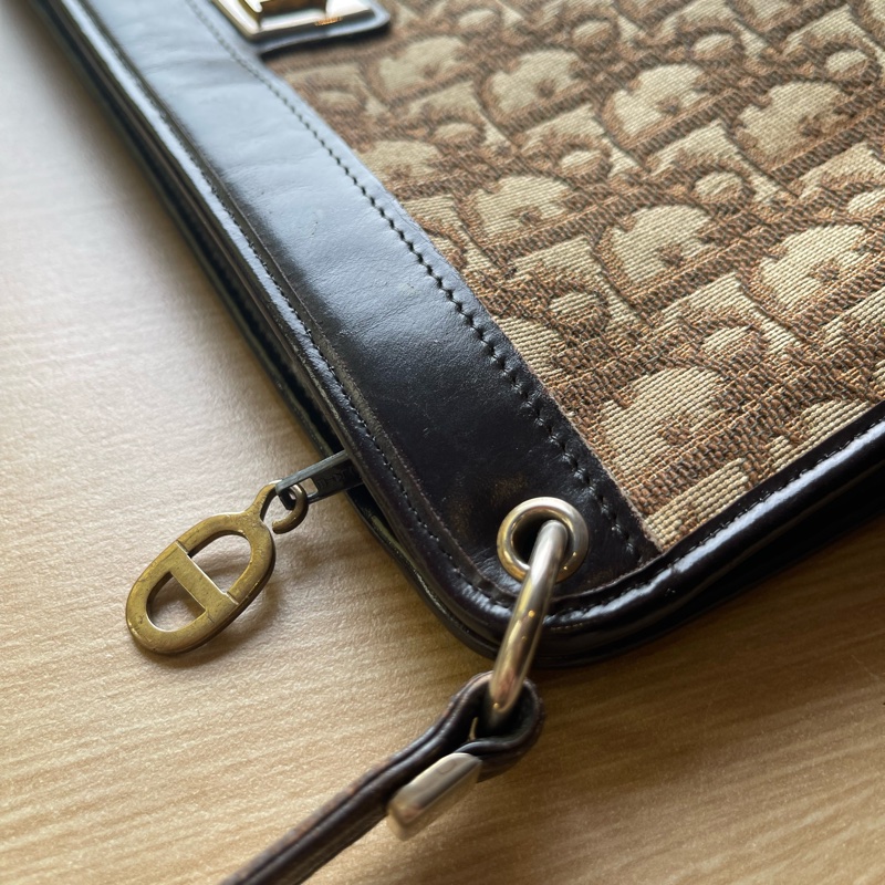 Christian Dior經典提花Logo老花包-15