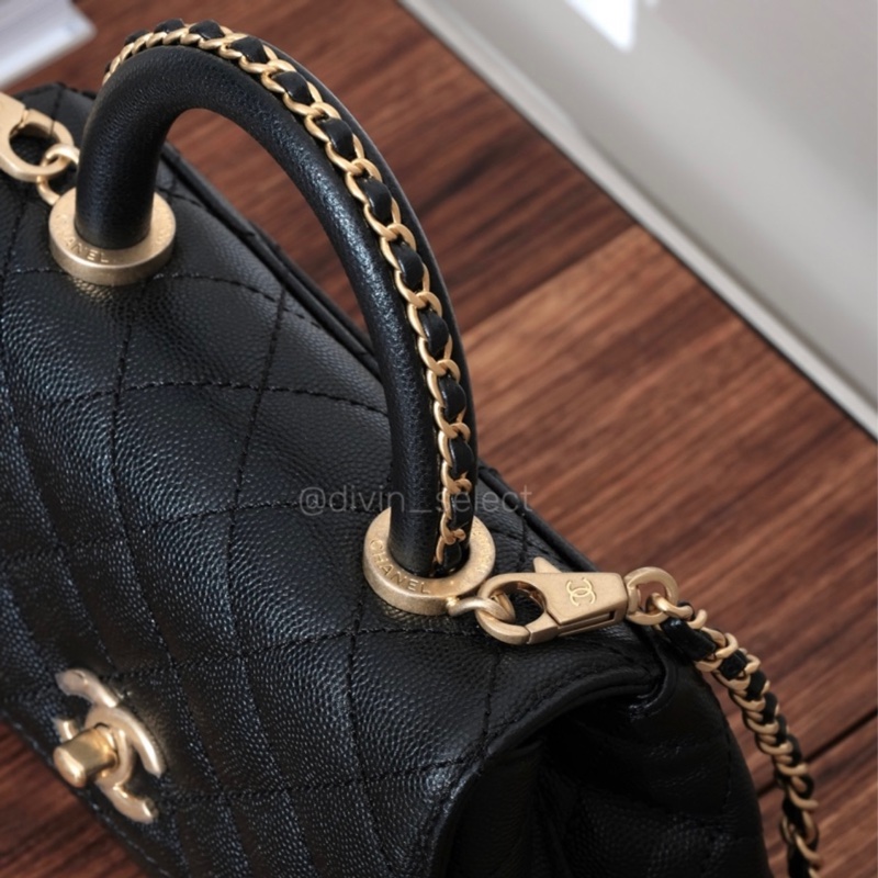 Chanel 23P Mini coco handle bag 限量迷你憨豆包-3