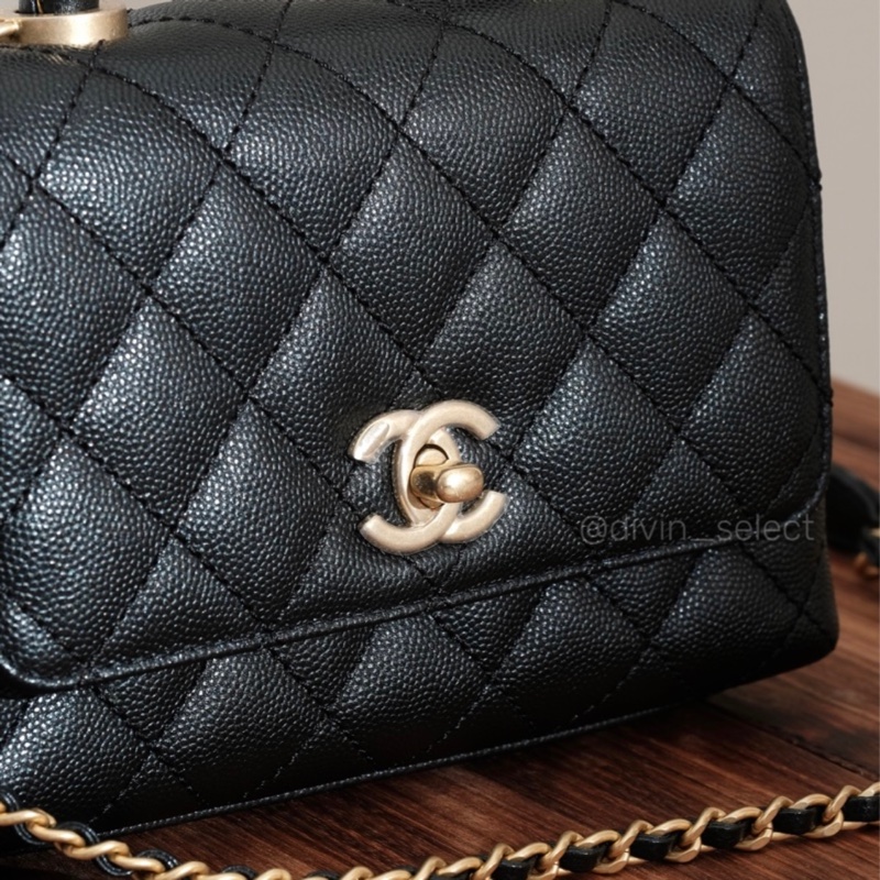 Chanel 23P Mini coco handle bag 限量迷你憨豆包-4