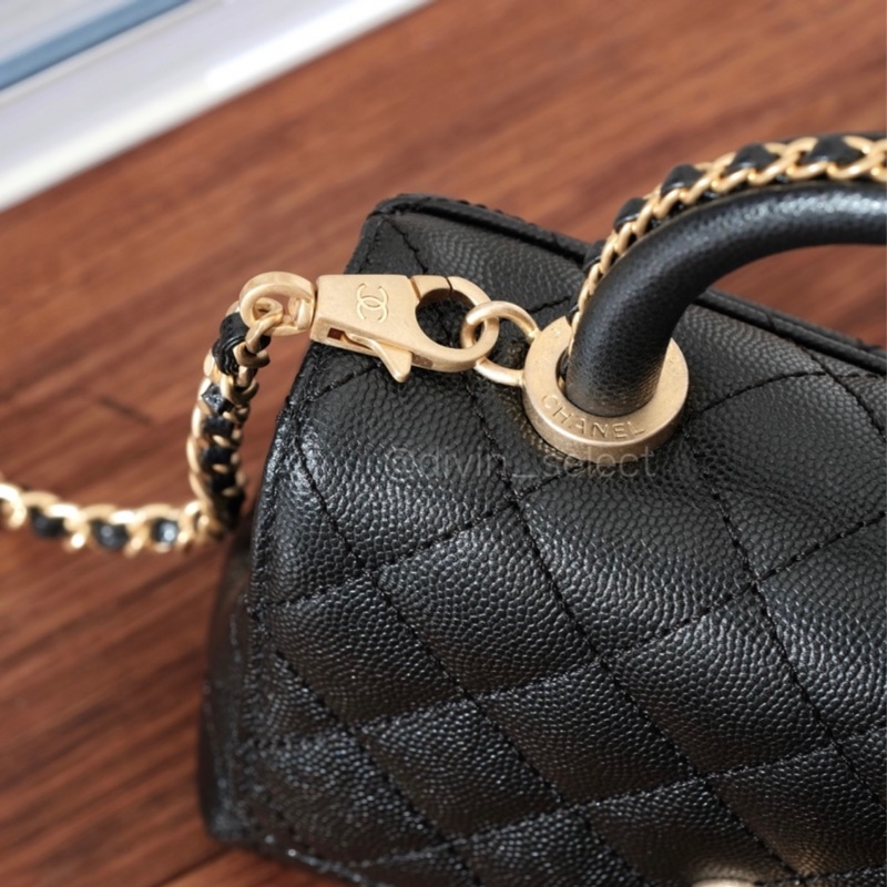 Chanel 23P Mini coco handle bag 限量迷你憨豆包-6