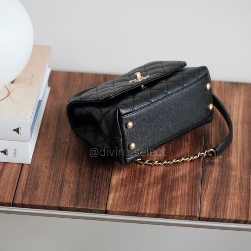 Chanel 23P Mini coco handle bag 限量迷你憨豆包-7
