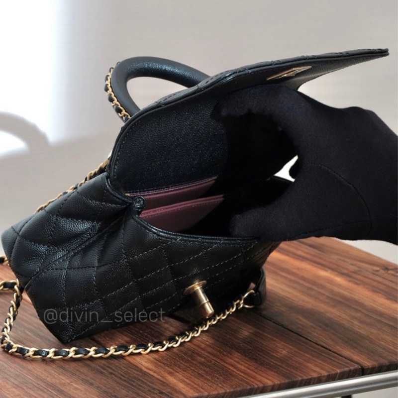 Chanel 23P Mini coco handle bag 限量迷你憨豆包-8