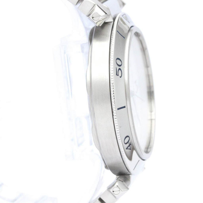 【日本直送】拋光卡地亞 Pasha 38 網格鋼自動男士手錶 W31040H3 BF538205-7