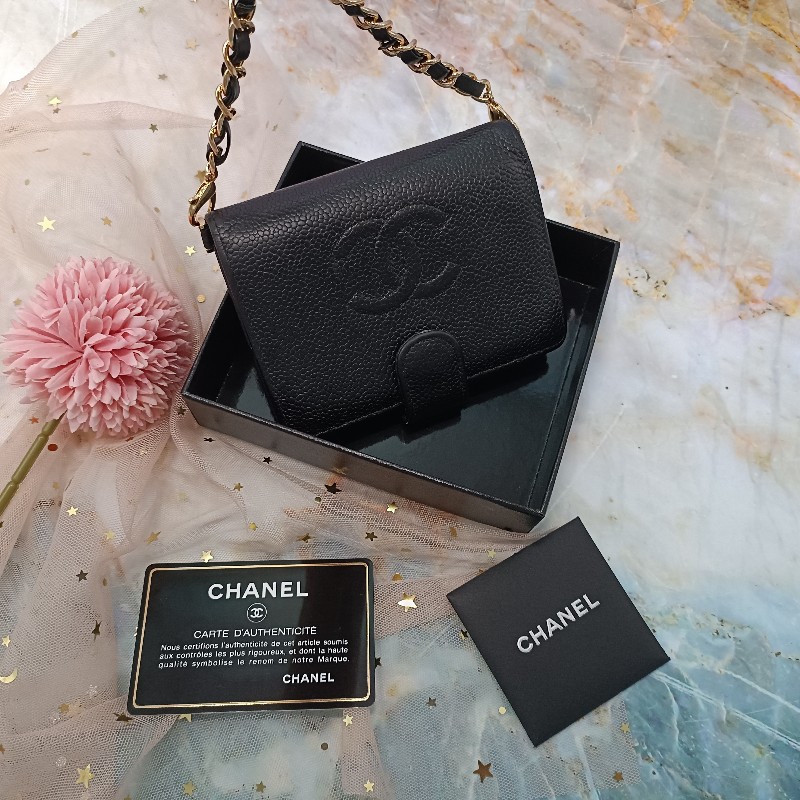 chanel 荔枝皮短夾 變身woc|PopChill 拍拍圈