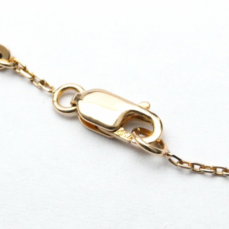 【日本直送】Van Cleef & Arpels 梵克雅寶 Sweet Alhambra VCARO8DF00 玫瑰金(18K)無石男士女士時尚吊墜項鍊(玫瑰金)-7