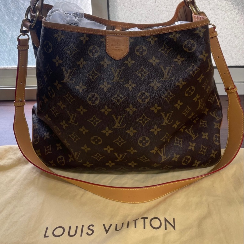 狀況超新❗️ LV Delightful MM 贈送背帶-0