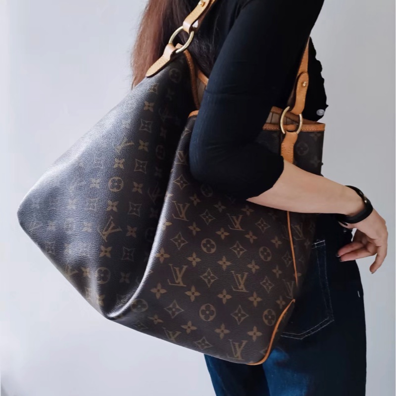 狀況超新❗️ LV Delightful MM 贈送背帶-31