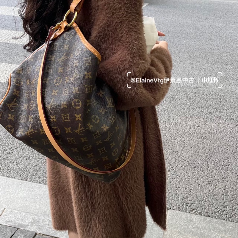 狀況超新❗️ LV Delightful MM 贈送背帶-33