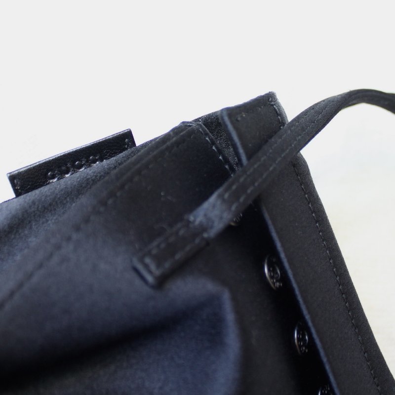 /庫存新品/ Gucci vintage黑色緞面古董晚宴包-5