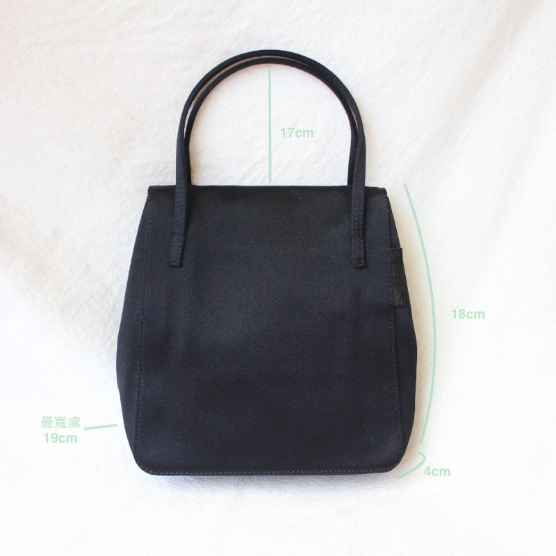 /庫存新品/ Gucci vintage黑色緞面古董晚宴包-11