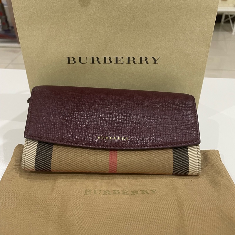 ［限時特價］Burberry 經典款長夾-0
