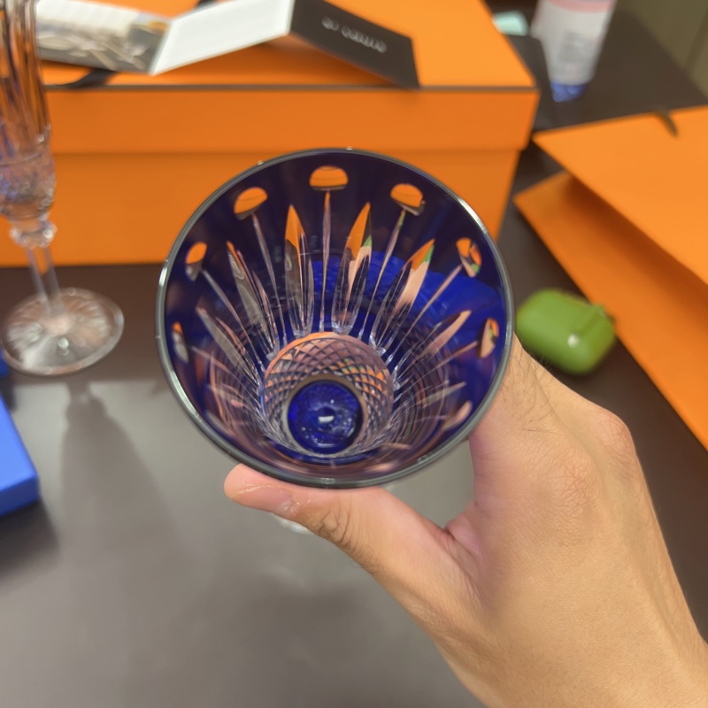 愛馬仕hermes 收購的牌子stlouis 兩個杯子一起賣-2