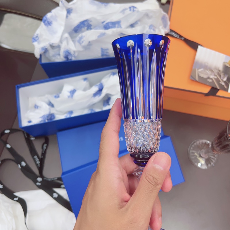 愛馬仕hermes 收購的牌子stlouis 兩個杯子一起賣-8