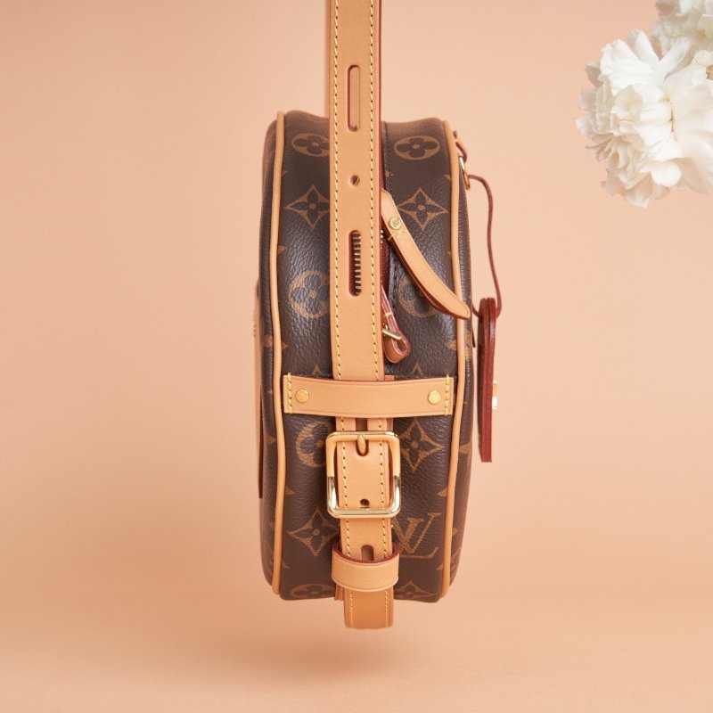 LV Boîte Chapeau Souple MM 圓餅包 老花款-4