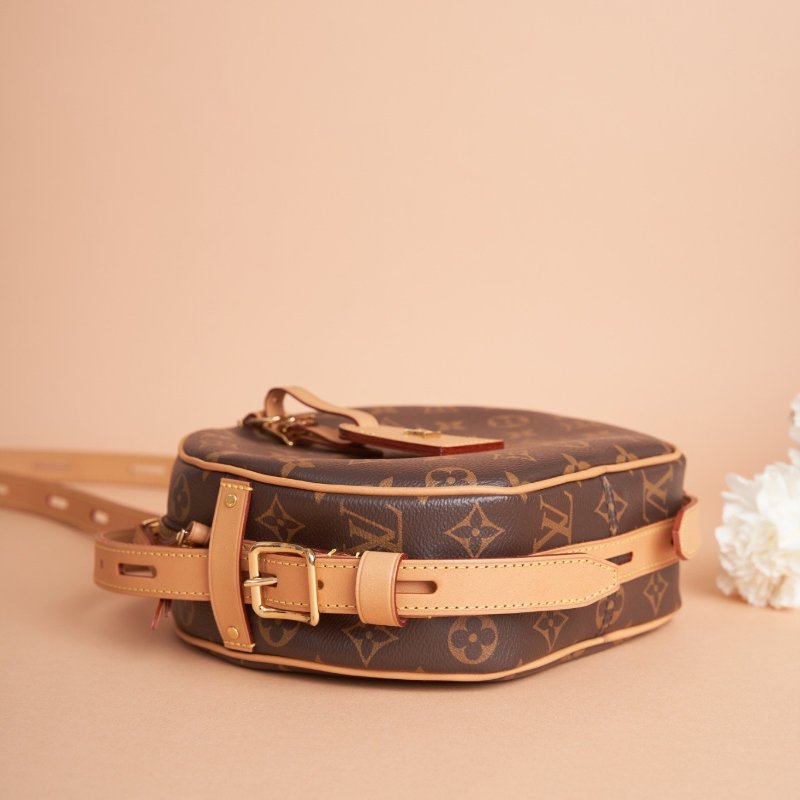 LV Boîte Chapeau Souple MM 圓餅包 老花款-5