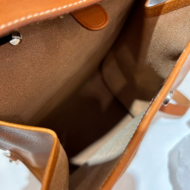 Hermes Sherpa PM Backpack 馬鞍皮後背包/雙肩包/焦糖色-6