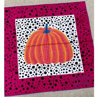 louisvuitton路易威登Louis Vuitton x Yayoi Kusama草間彌生限量聯名款LV x YK Pumpkin 90方巾