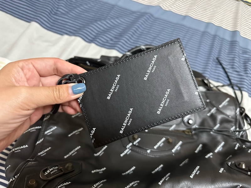 巴黎世家BALENCIAGA-滿版logo機車包-1