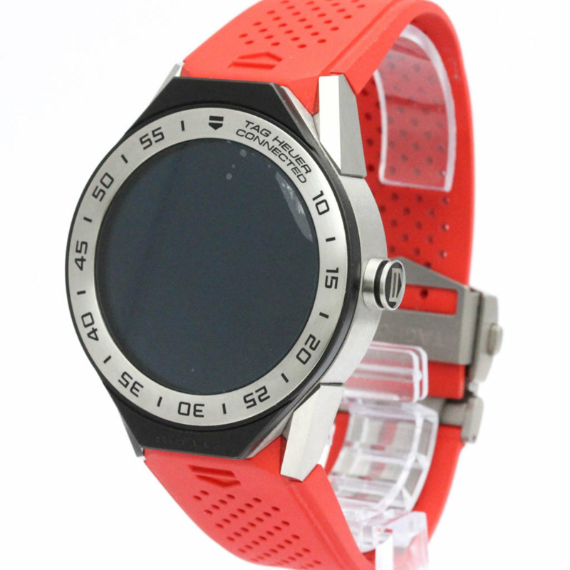 【日本直送】泰格豪雅 Connected Modular 45 鈦金屬橡膠智能手錶 SBF8A8014 BF559631-1