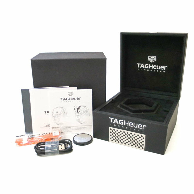 【日本直送】泰格豪雅 Connected Modular 45 鈦金屬橡膠智能手錶 SBF8A8014 BF559631-5